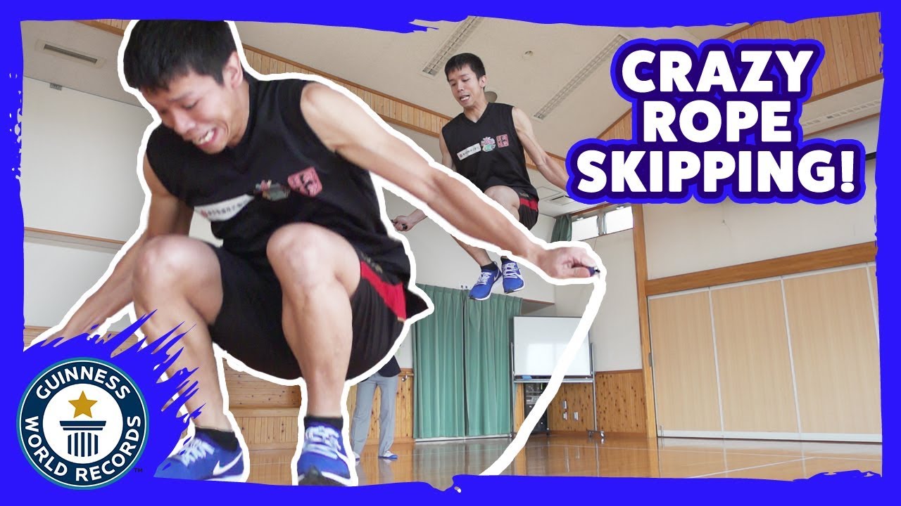 Most Revolutions In A Single Skipping Rope Jump - Guinness World Records