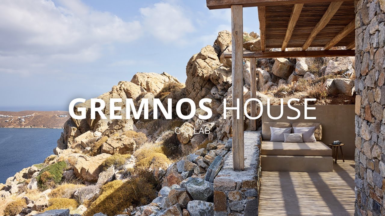 Дом, спрятанный среди кикладских камней | Gremnos House