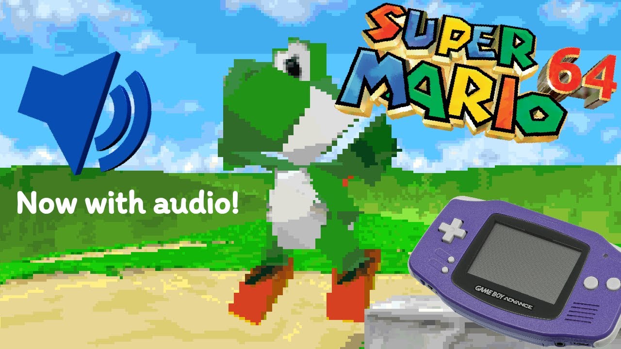 Аудио, разделение полигонов и многое другое! [SM64 GBA]