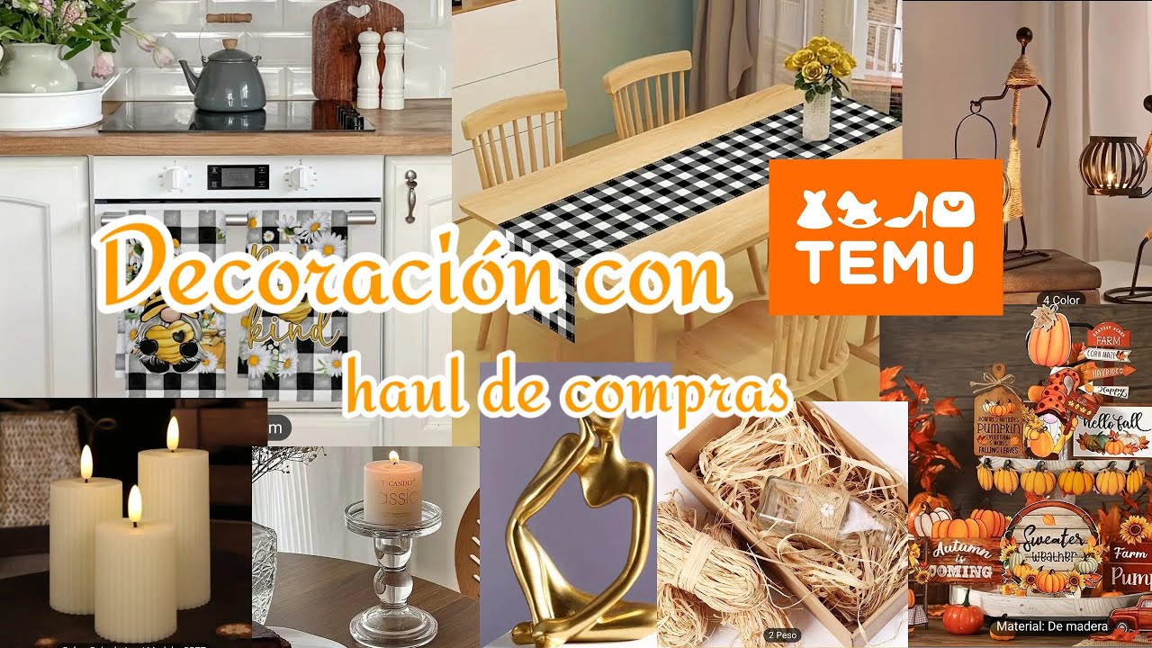Nuevas compras para la decoraci&oacute;n de mi hogar #temu #temufinds