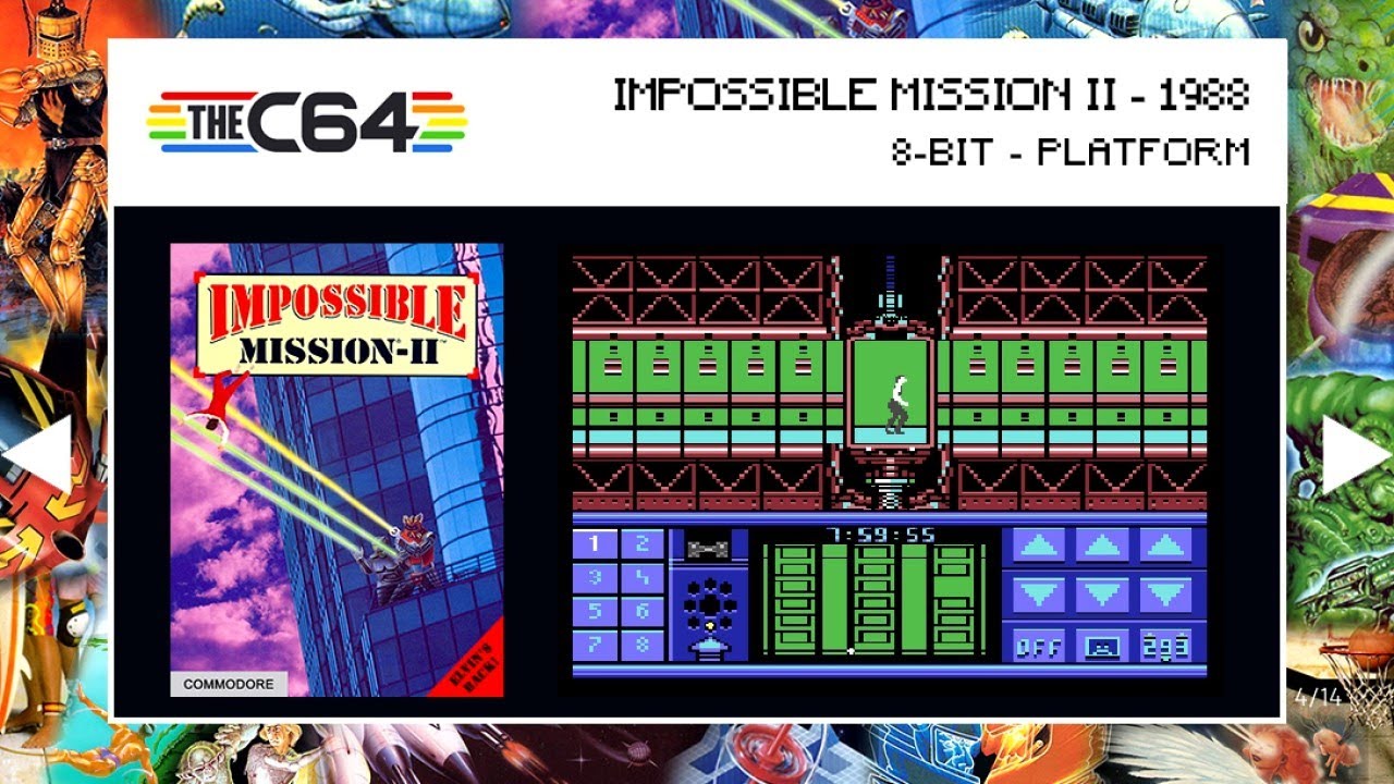 Impossible Mission 2 | The C64 Collection 2 | Game 4 of 14 | Evercade Handheld