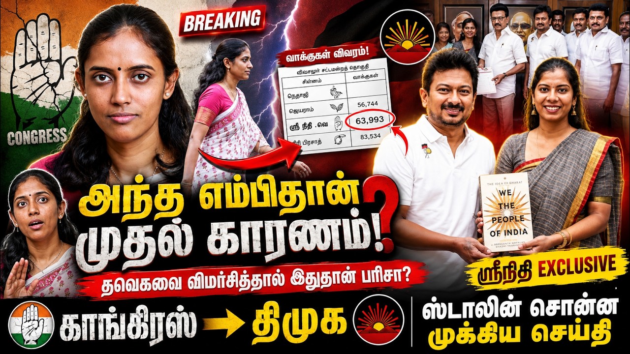 தவெகவை விமர்சித்தால் இதுதான் பரிசா? அந்த எம்பிதான் முதல் காரணம் | Srinidhi Venkatesamohan