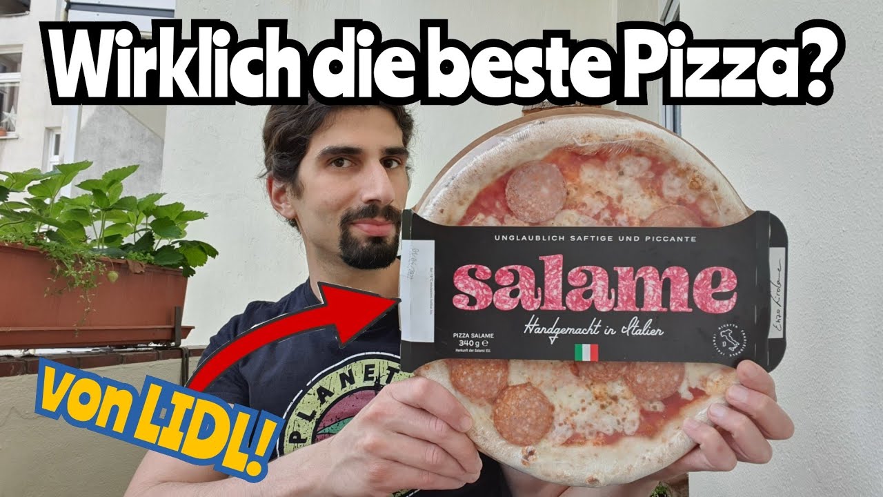 LIDL Pizza Salame handgemacht aus Italien | Die beste von allen?