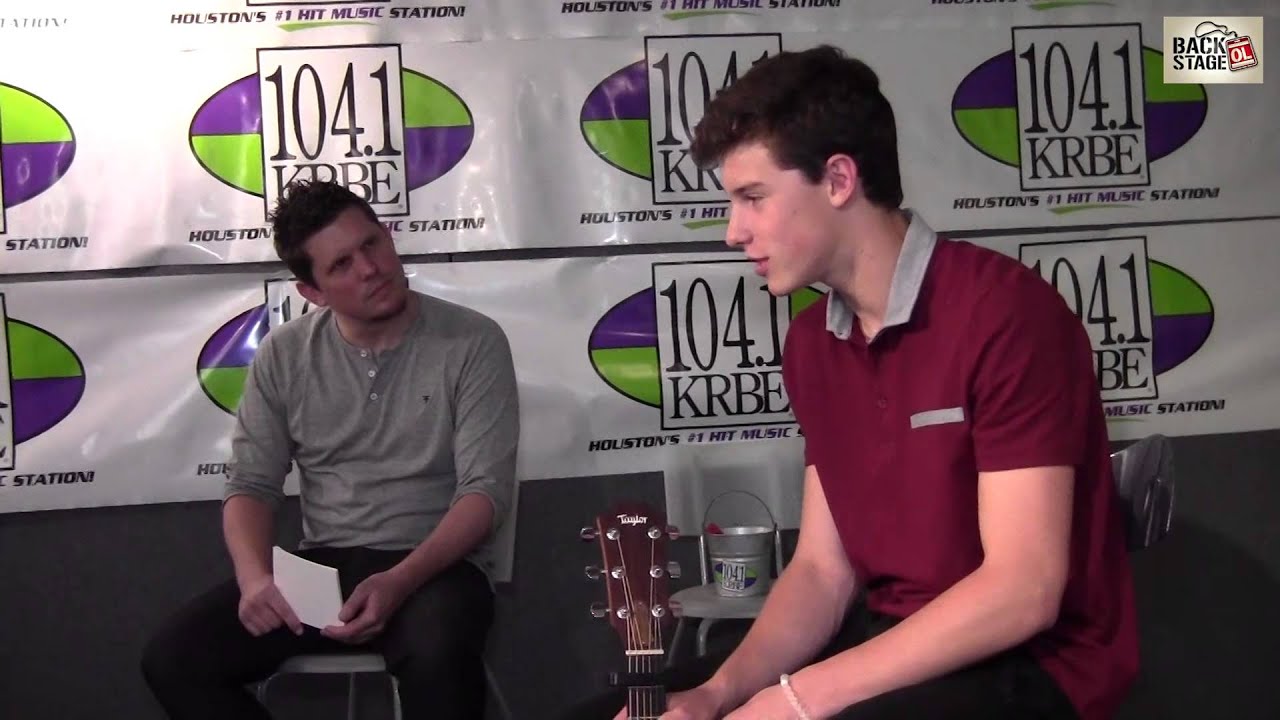 Shawn Mendes at 104.1 KRBE Live Lounge