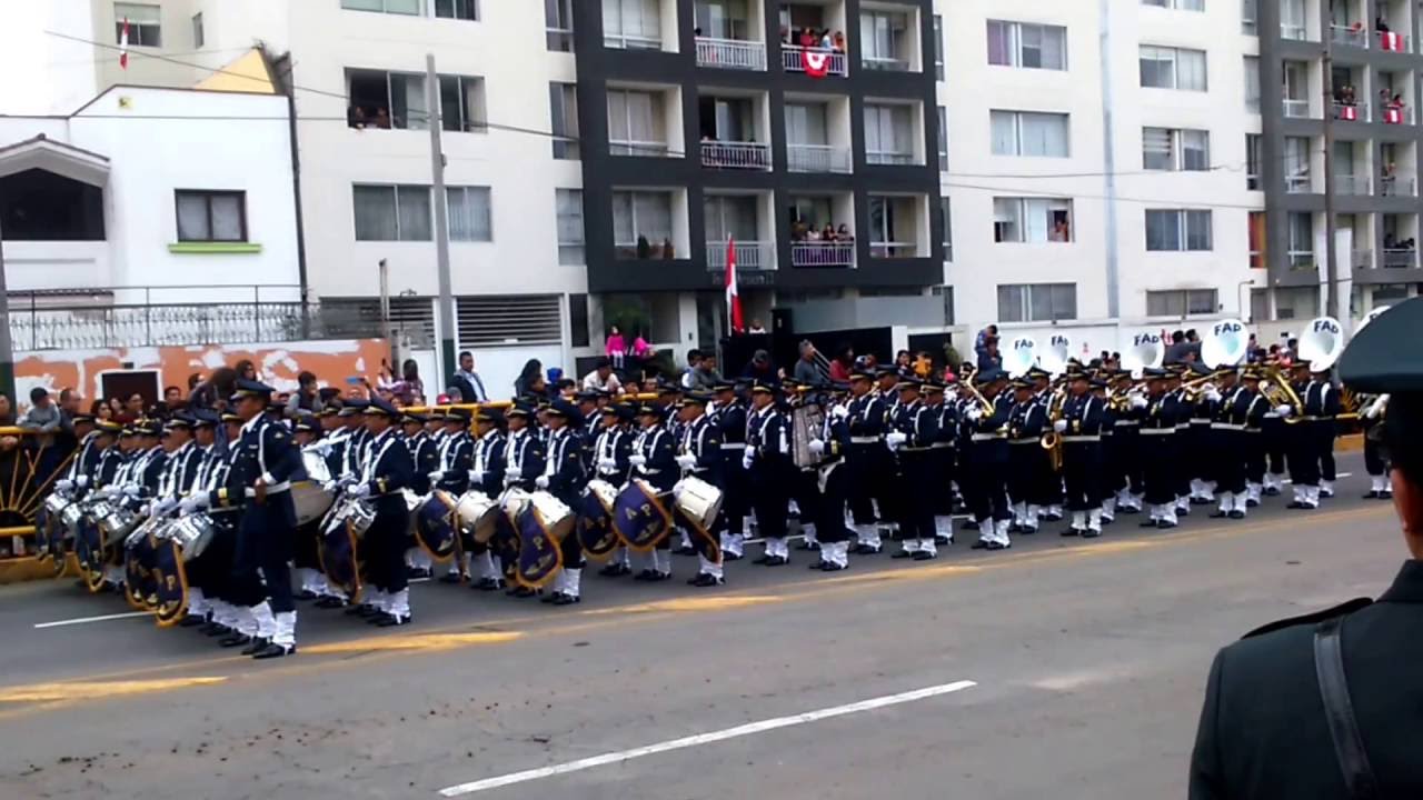 Fuerza Aérea. Banda de Música. Desfile Militar. 2016