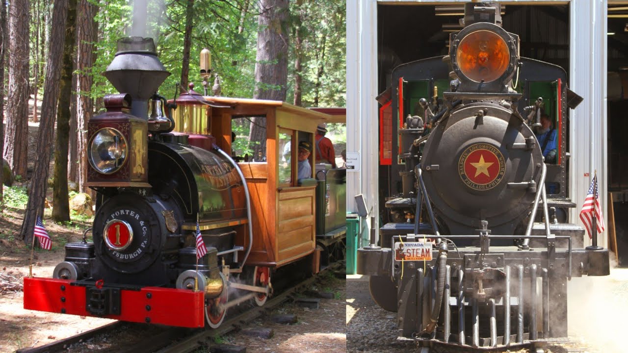 The First Sunday Steam Up at the Nevada County Narrow Gauge Musem!