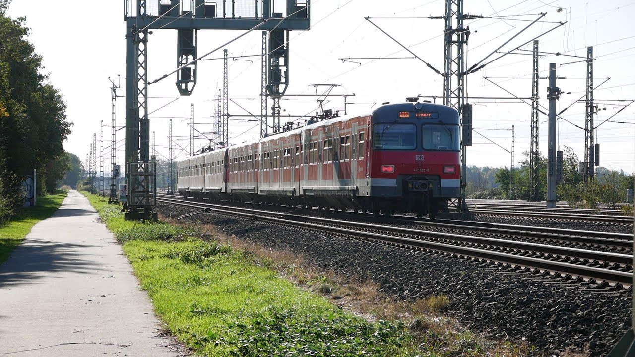 Zugverkehr in Köln Porz mit ICE 4 Br 423 420 425 146 143  189 442 193 218 187 403 406 407 412