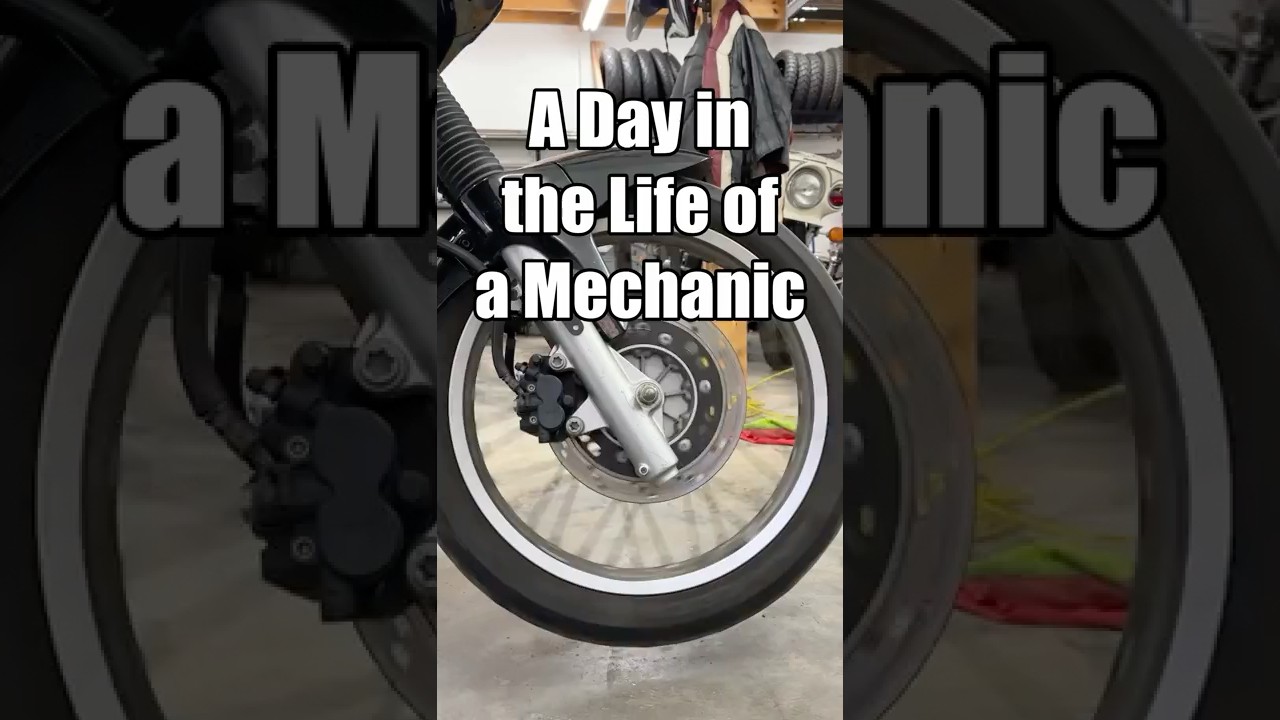 A Day in the Life of a Motorcycle Mechanic 🫠