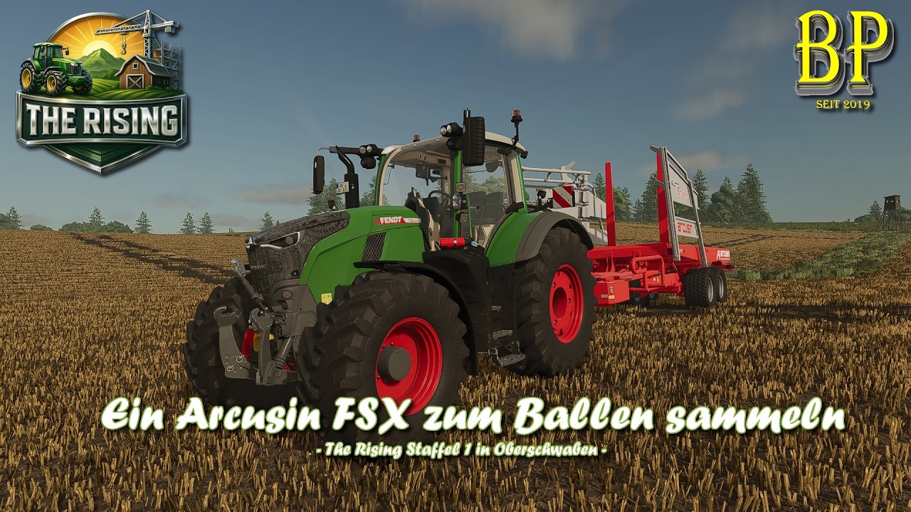 LS25 The Rising #110 - Ein Arcusin FSX zum Ballen sammeln | Staffel 1 in Oberschwaben