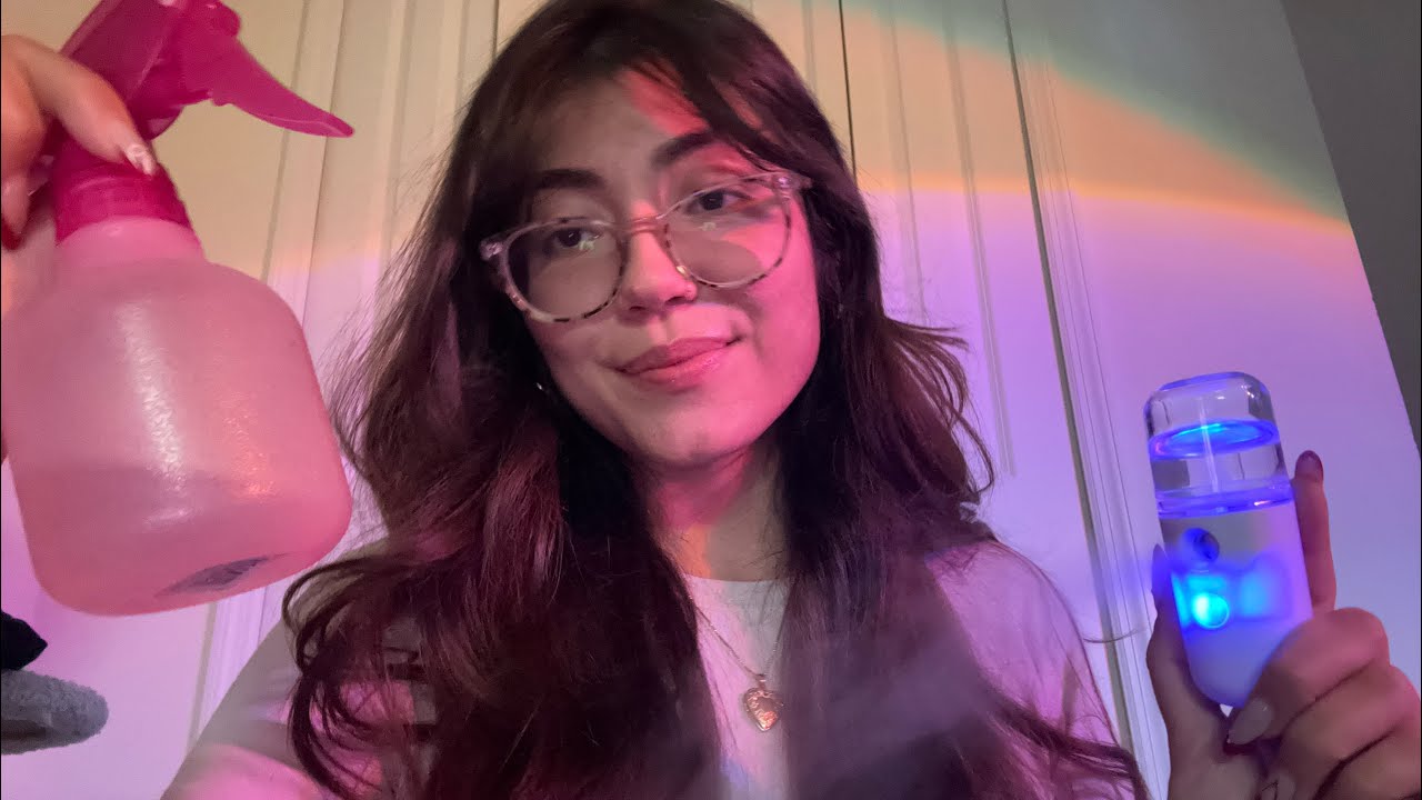 Lofi ASMR Распыляю на твое милое лицо ✨💕 Звуки жидкости и рук 👋🏻