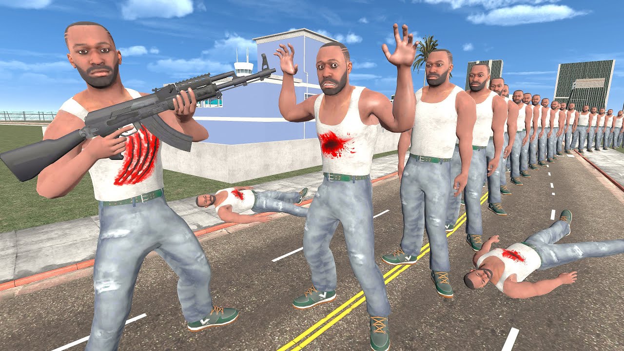 Franklin’s One Bullet Vs 1000 Franklin In Indian Bike Driving 3d