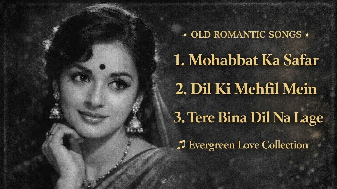 “3 Old Hindi Romantic Songs | Mohabbat Ka Safar | Dil Ki Mehfil Mein | Tere Bina Dil Na Lage”