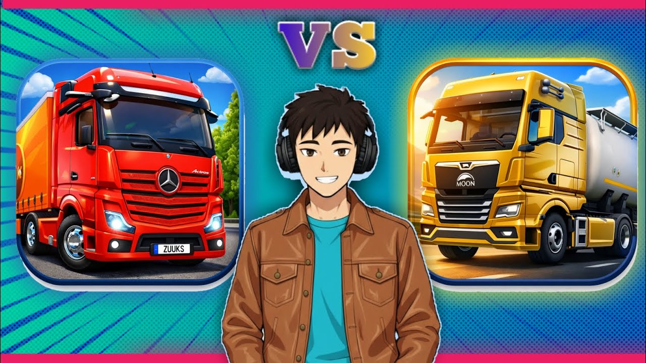 2 best Truck Simulator game Truckers of EUROPE 3 VS Truck Simulator ULTIMATE 🆕📉🤩🎮