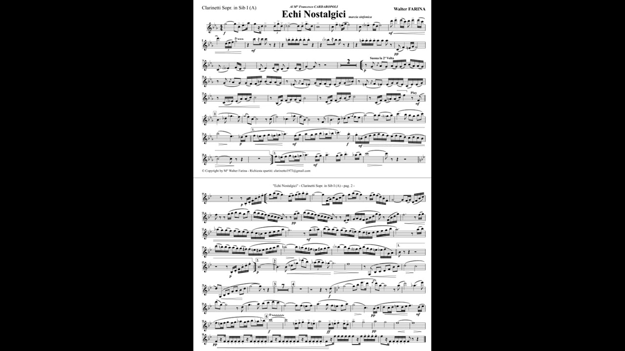 Echi nostalgici - Walter Farina (Marcia sinfonica)