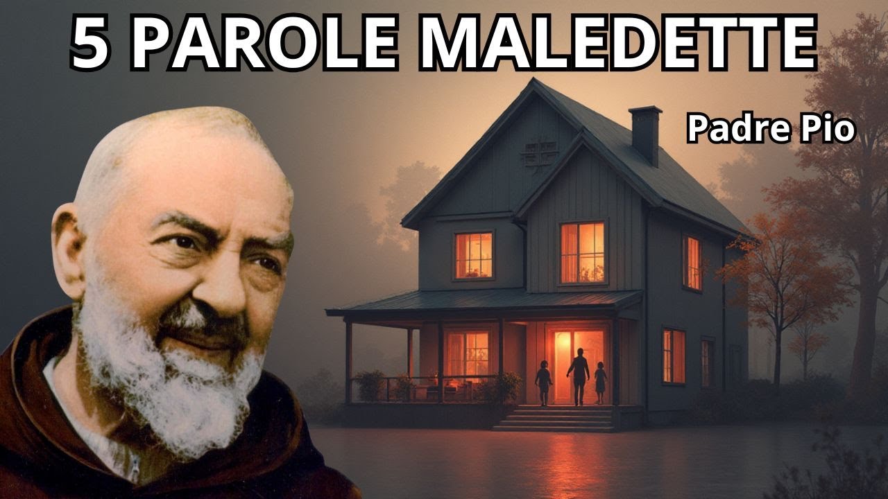 Padre Pio: 5 parole da non dire mai in casa.  #potereparole #fede #famiglia