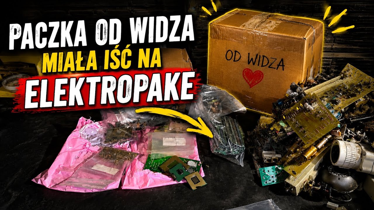 Paczka od widza miała trafić do Elektropaki... ale ostatecznie wylądowała u mnie! #gold #silver 