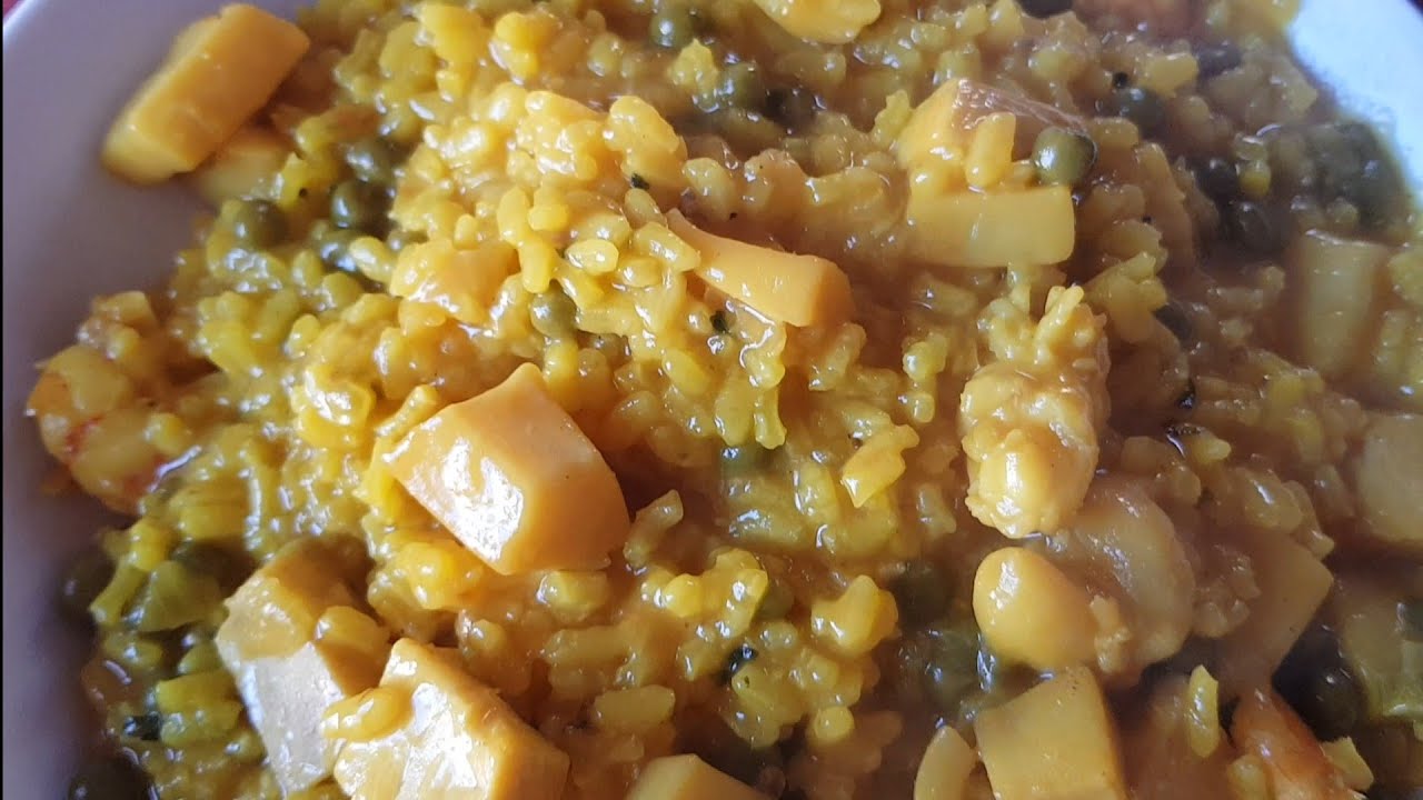 ARROZ meloso de sepia y gambas en olla rápida, FACILÍSIMO!!!!