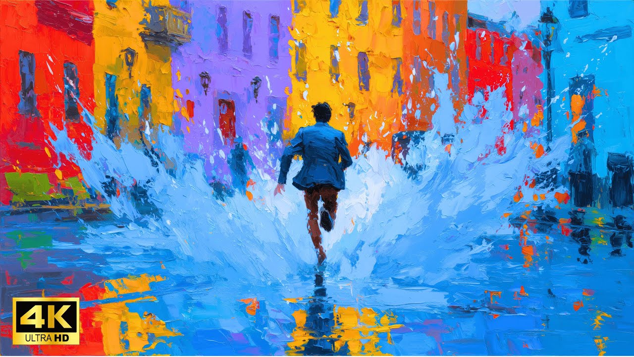 Run! − Stumble + (Found × Joy) → Run Again! | New AI Art & Music