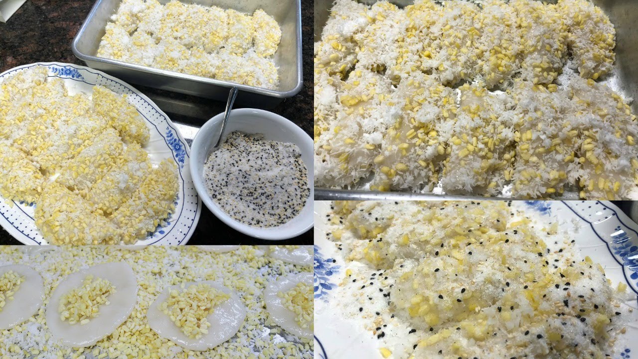 Khmer Dessert របៀបធ្វើនំពពាយ Nom Popeay (Poh Pier) Cambodian Mung Beans Dessert Recipe