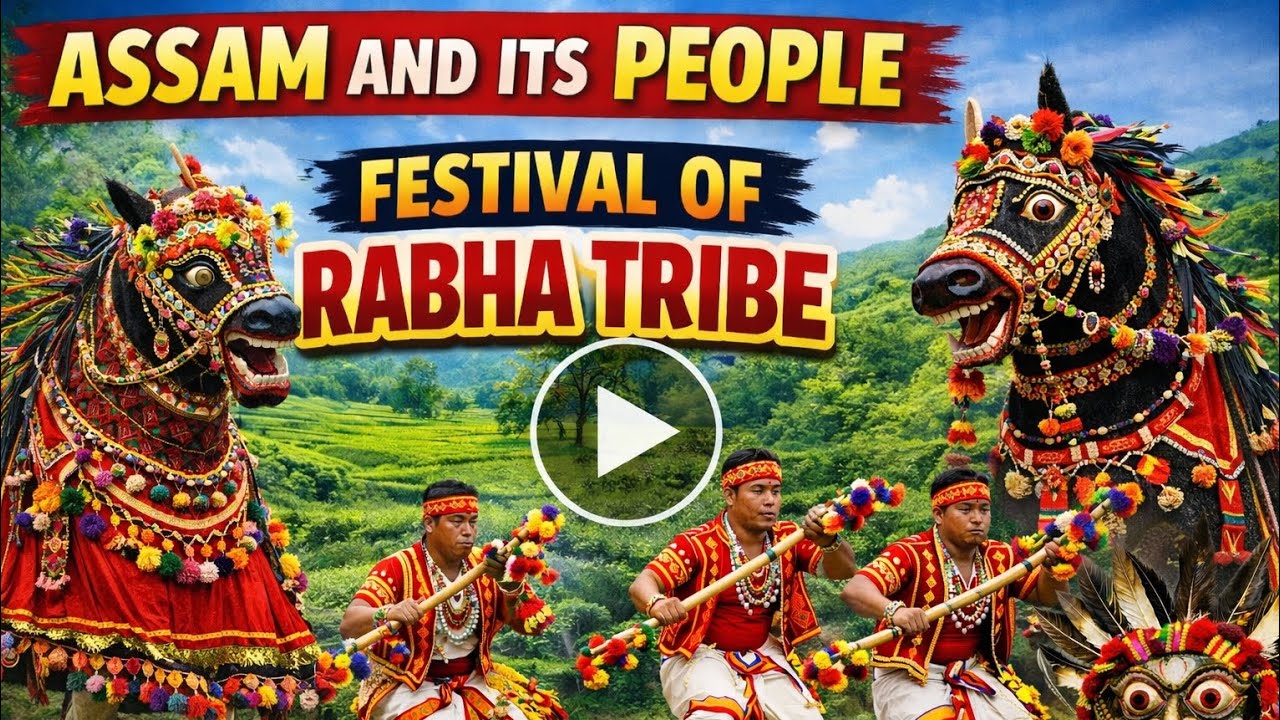 ASSAM AND IT'S PEOPLE-4(Festival Of Rabha)#adreexam #Asamgk#smartstudy 