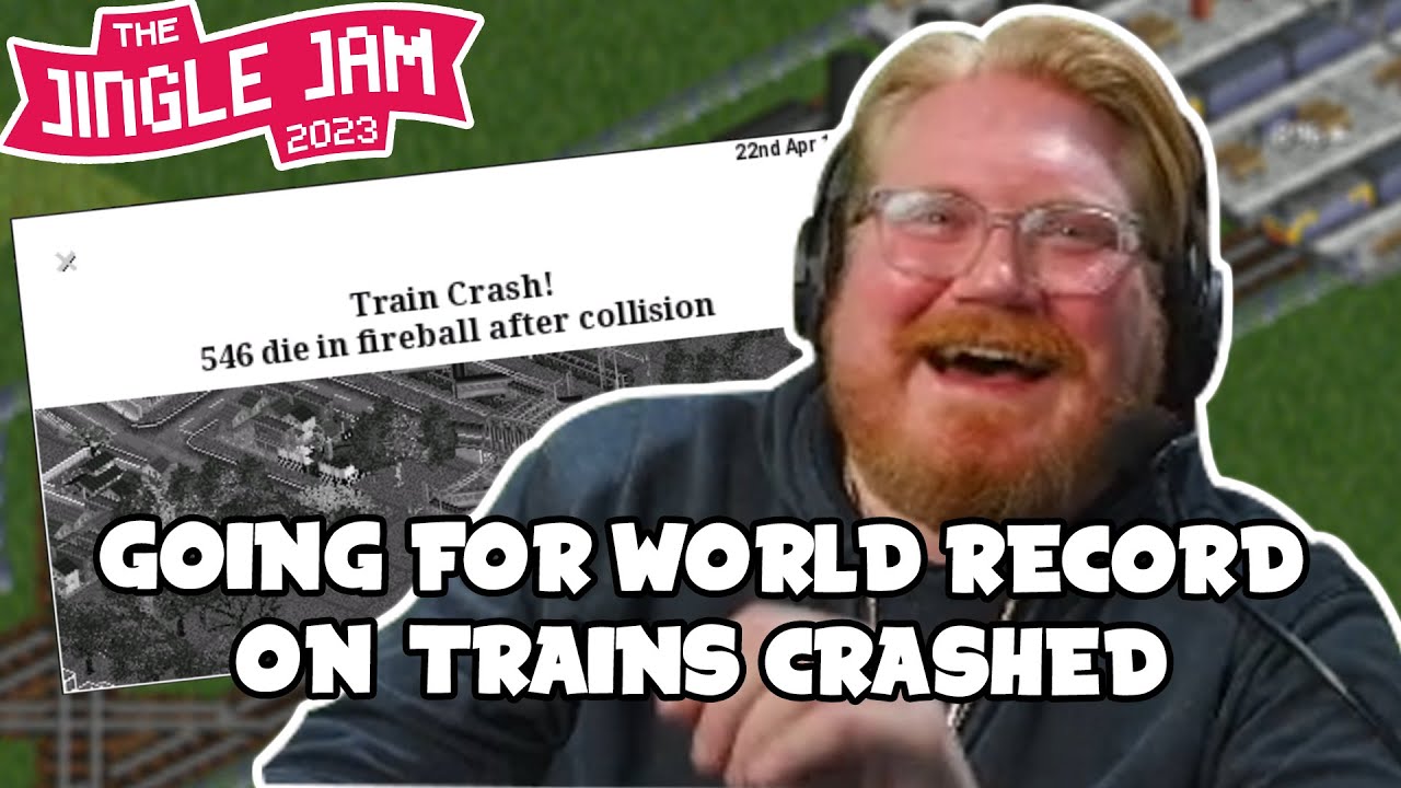 Yogscast Open TTD трансляция, но только смешные моменты - Jingle Jam 2023