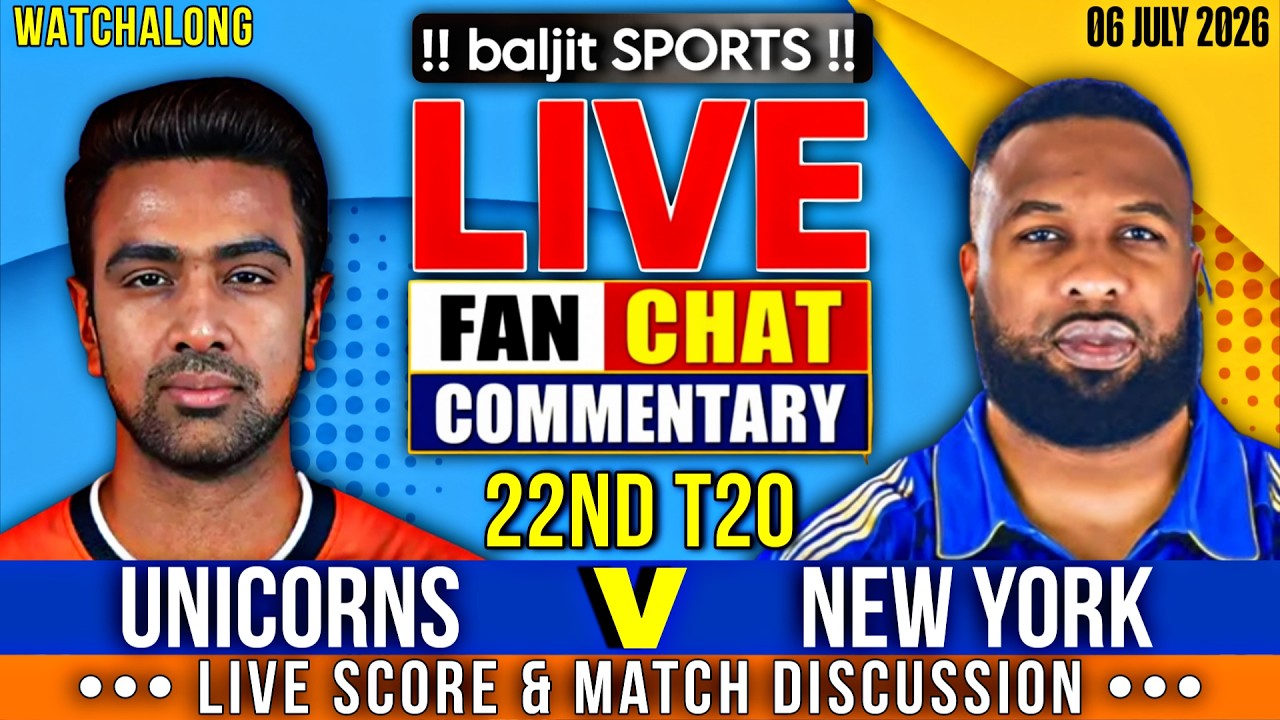 🔴 SFU vs MINY | San Francisco Unicorns vs MI New York | 22nd T20 | Live Score & Fan Commentary