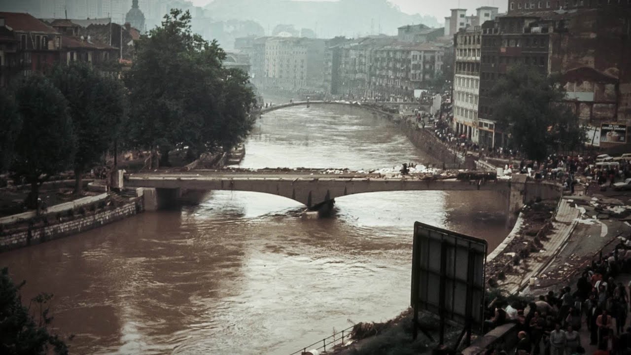 Uholdeak 1983  Bilbao  Erandio. Inundaciones