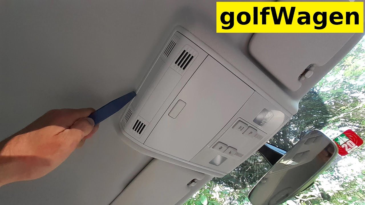 VW Golf 7 Dome Light Removal