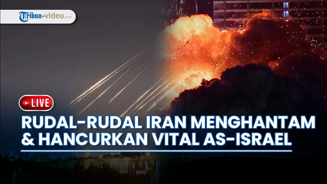 🔴 Rudal Vengeance Iran Terbangi Langit & Hantam Israel hingga Hancurnya Pangkalan Vital AS-Tel Aviv