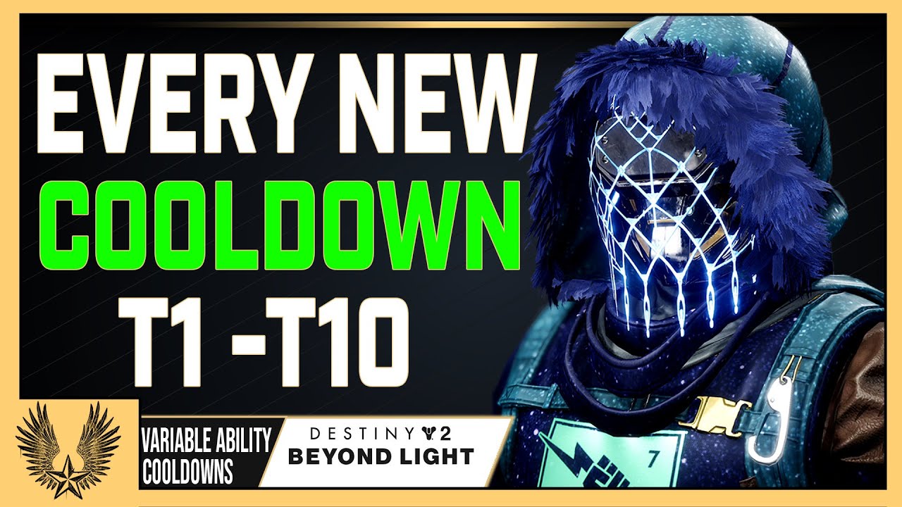 Destiny 2: Master Variable Ability Cooldown Chart. I charted EVERY ability for EVERY character