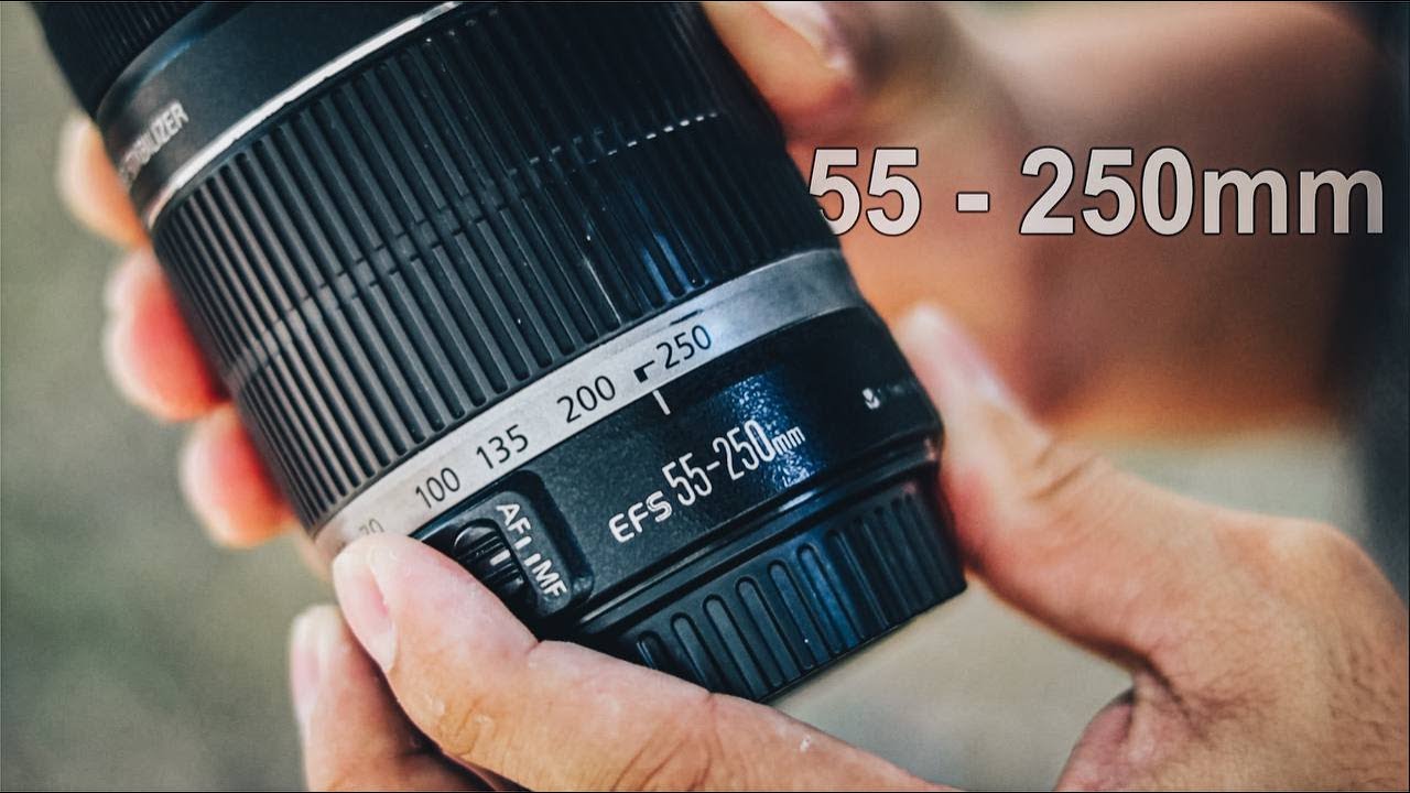 Len Zoom តម្លៃសមរម្យដែលអ្នកទាំងអស់គ្នាអាចទិញបាន​ EF-S 55 - 250mm