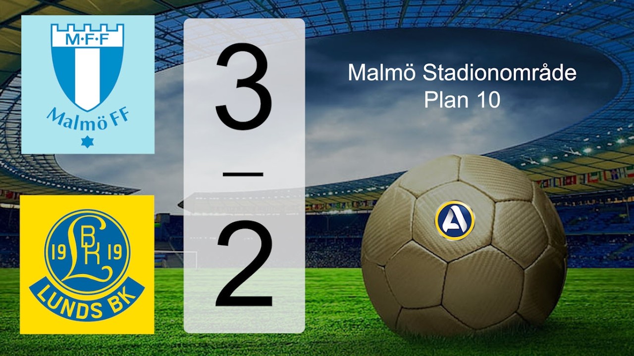 Malmö FF - Lunds BK (3-2) P16 Allsvenskan Södra 2025