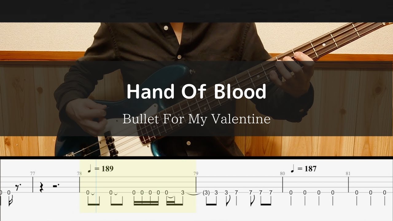 Bullet For My Valentine - Hand Of Blood - Bass Cover
