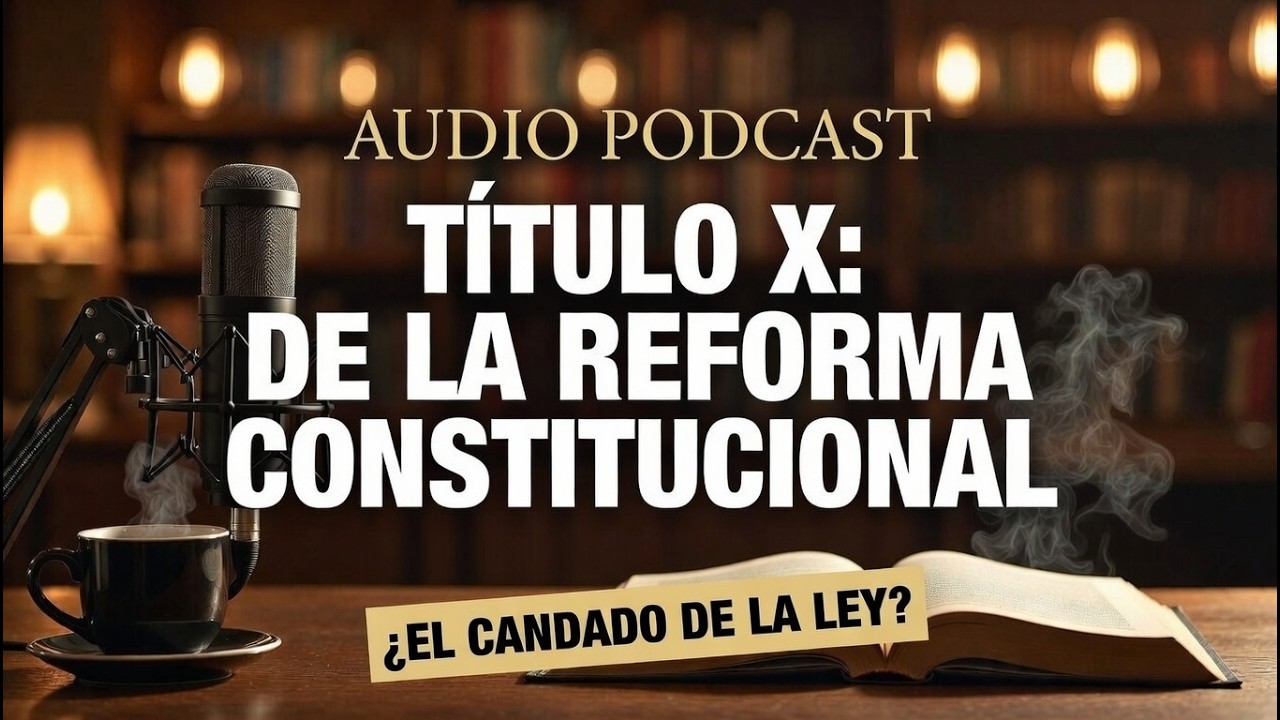 Podcast: ¿Cómo se reforma la Constitución? | Guía del Título X y sus secretos 🎙️⚖️