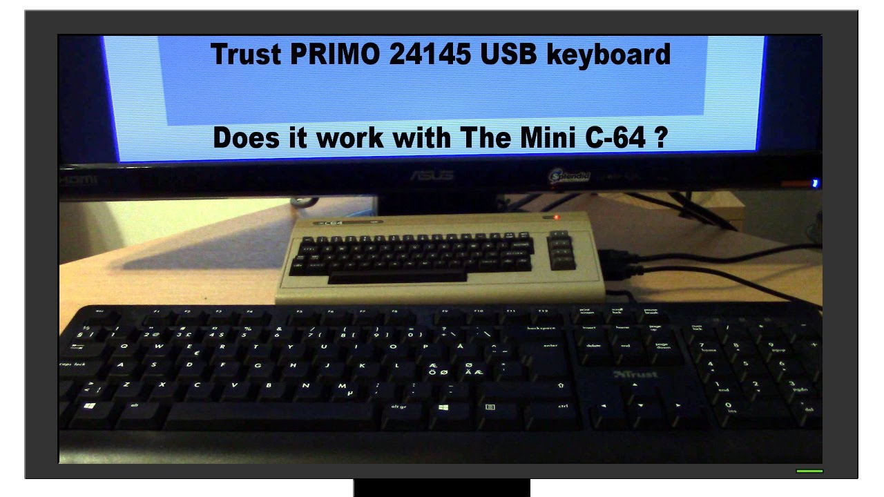 Trust Primo USB Keyboard and The C-64 Mini, does it work?