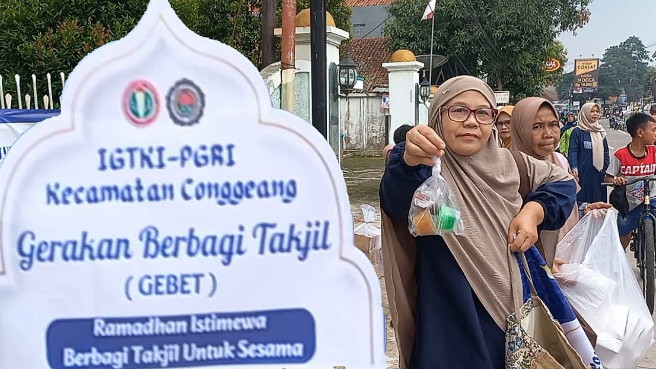 GURU TK PGRI CONGGEANG BERBAGI TAKJIL PUASA RAMADHAN 2026
