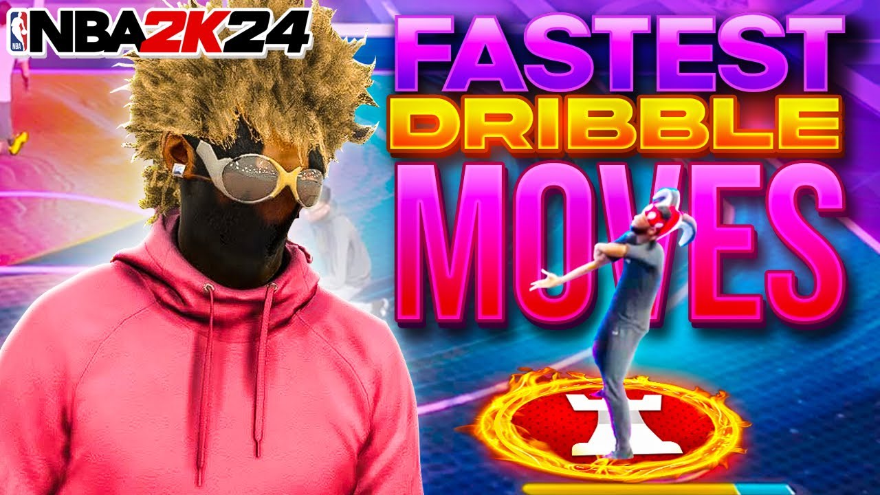 FASTEST DRIBBLE MOVES in Season 1 NBA2K24! 😱