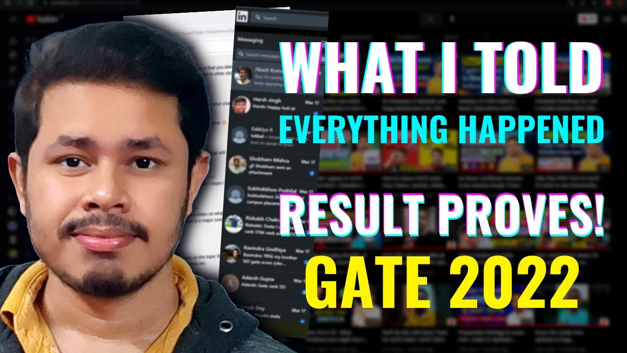 I told everything that happened in GATE 2022 | Result Proves | GATE CSE