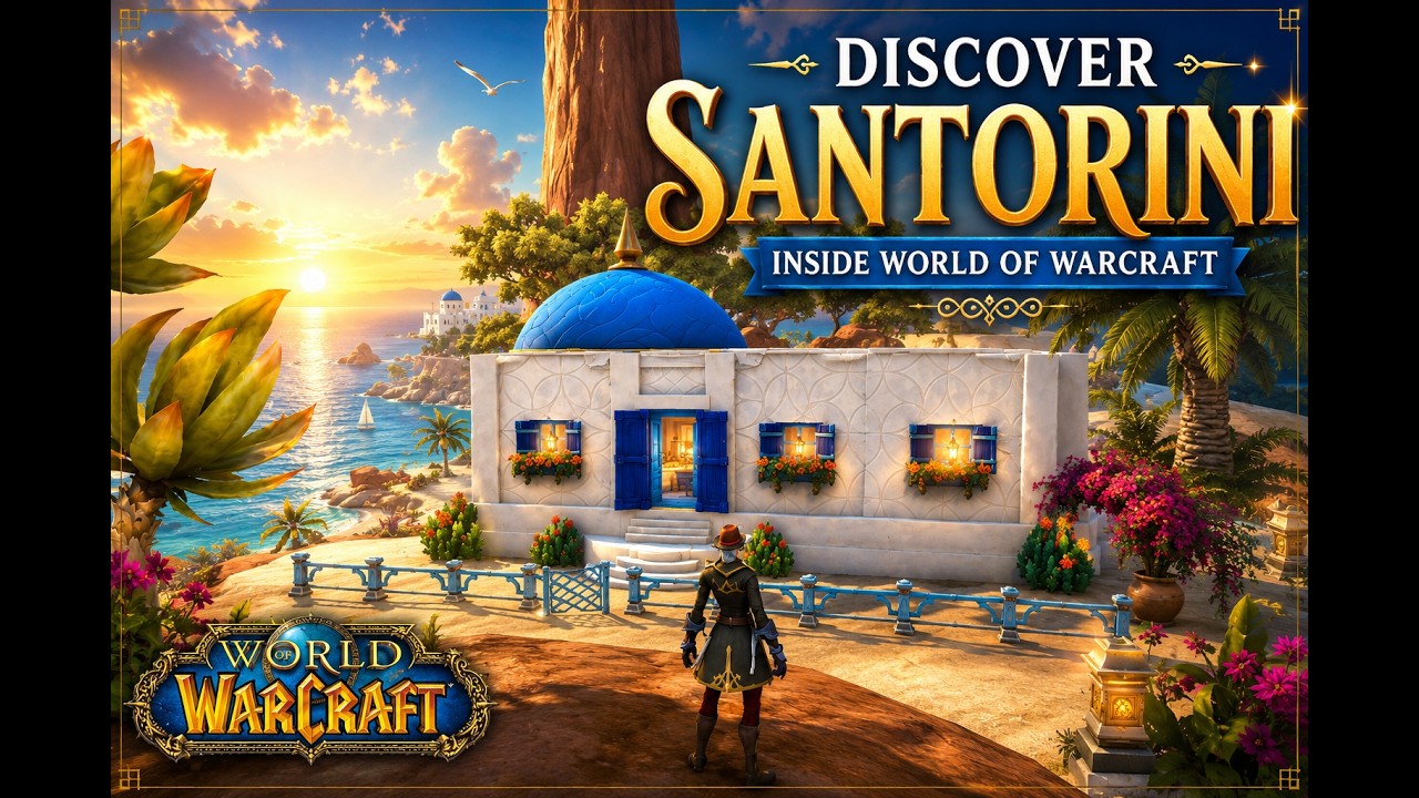 WoW Housing: Я превратил World of Warcraft в Санторини! 🇬🇷 | Тур по роскошной вилле