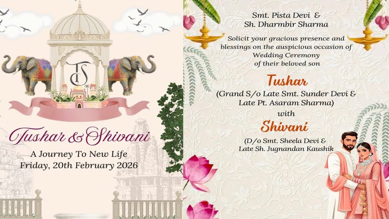 Wedding Ceremony  ( Tushar With Shivani  )