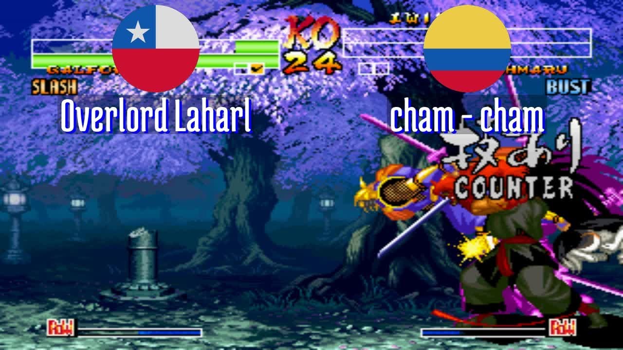 FT5 @samsho4: Overlord Laharl (CL) vs cham - cham (CO) [Samurai Shodown IV Fightcade] Feb 7