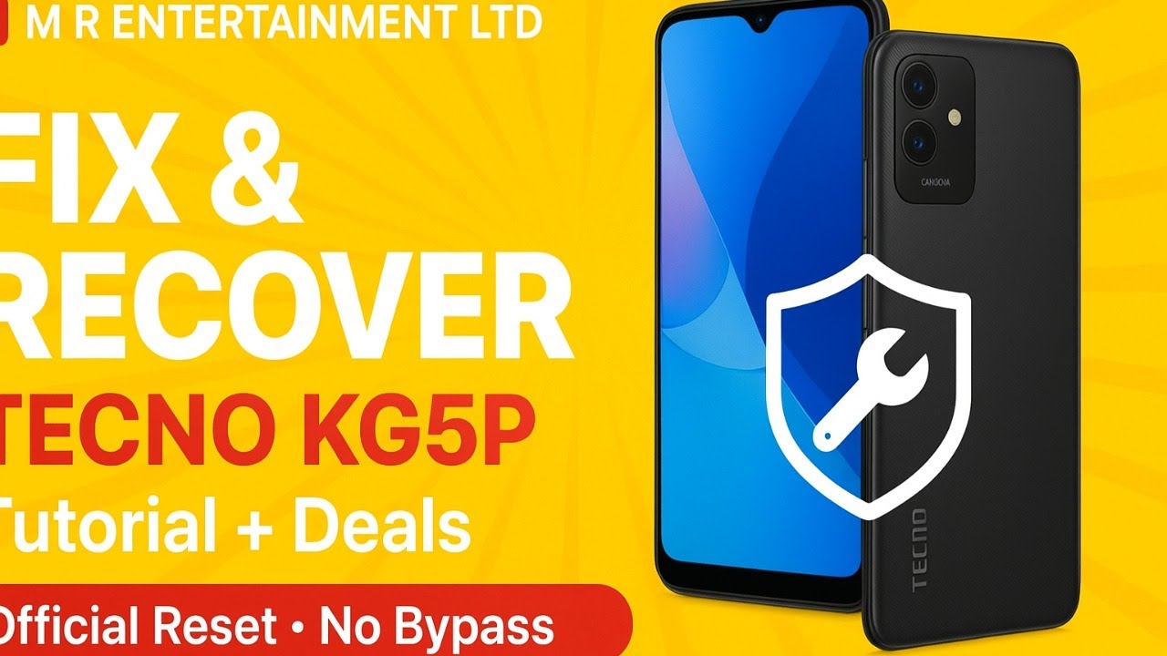 Customer Care Officer TECNO KG5P Fix & Recover Guide