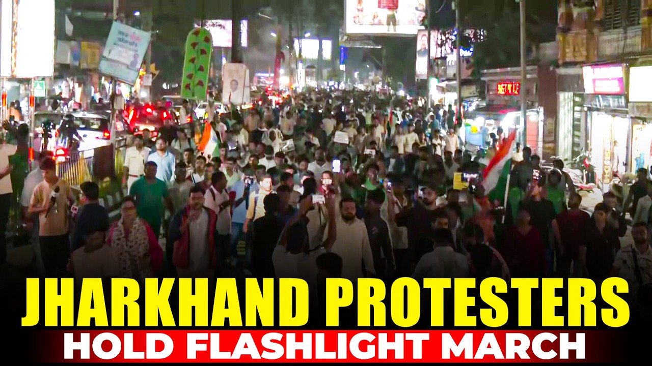 LIVE: Jharkhand Student Protest Intensifies, Protesters Hold Candle March in Ranchi | Paper Leak