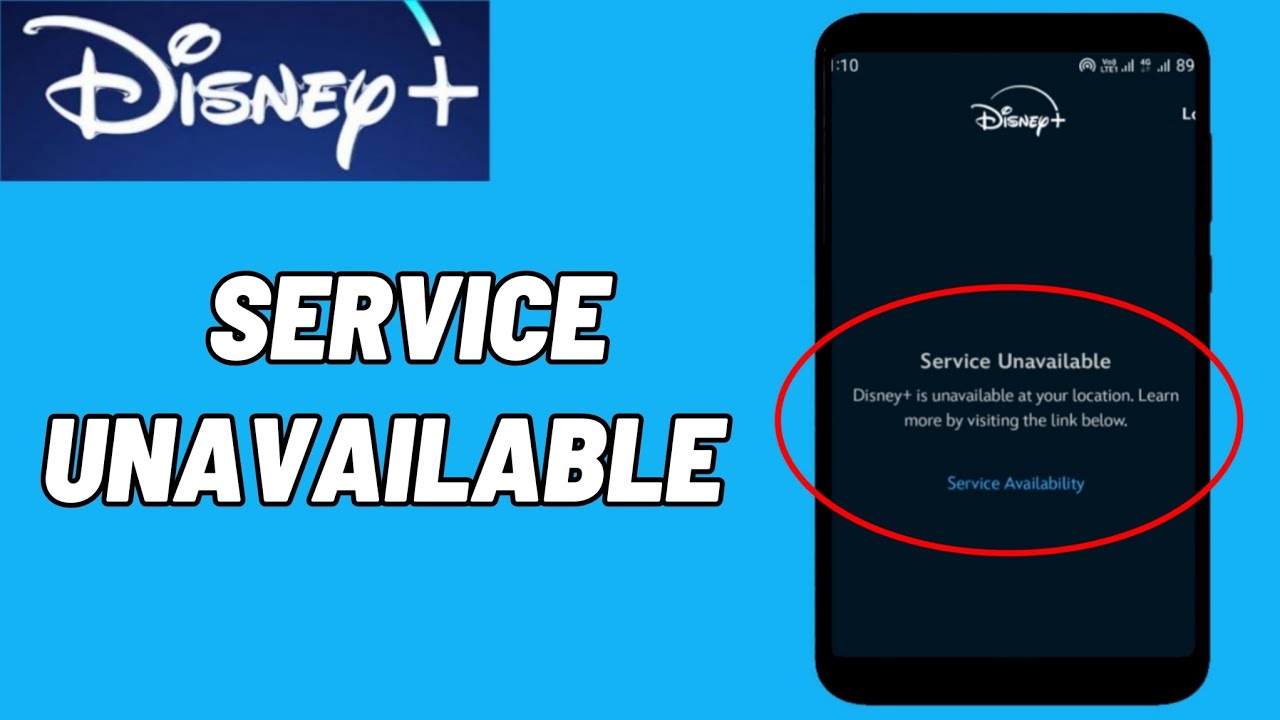 How To Service Unavailable Disney + Problem | Fix Disney Plus App Service Unavailable