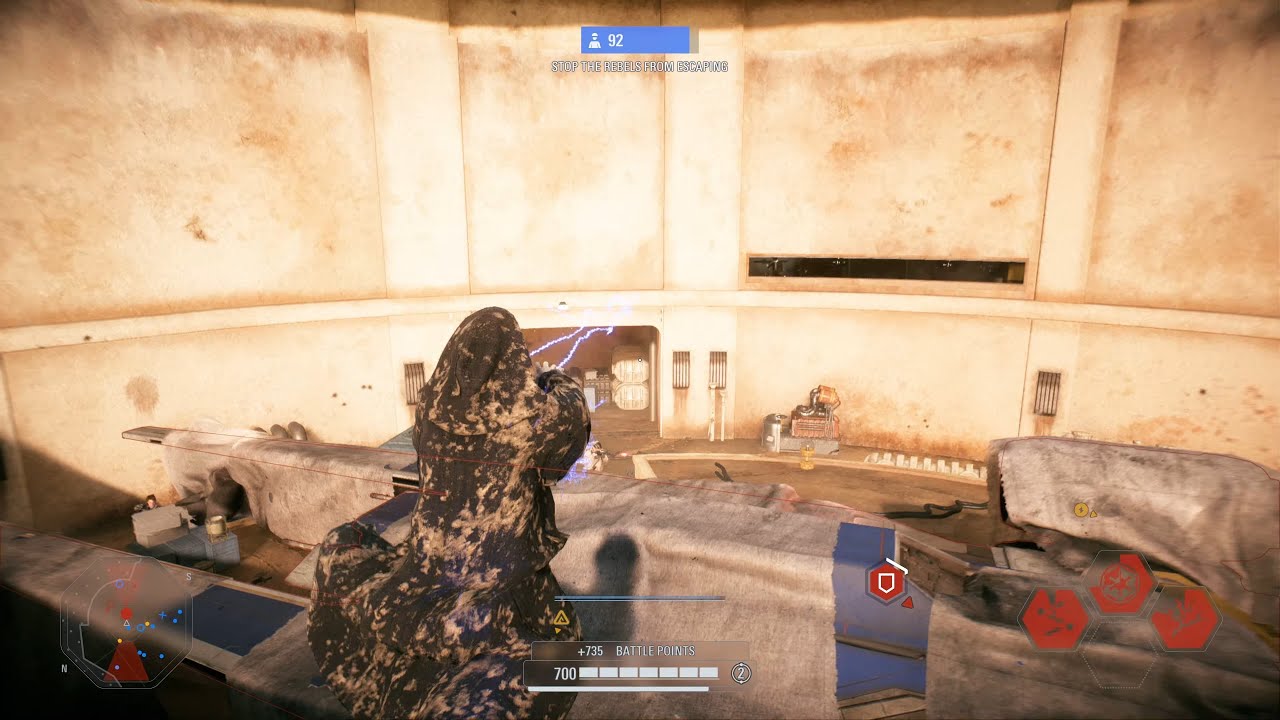 STAR WARS Battlefront II Galactic Assault (PS5) Emperor Palpatine Gameplay