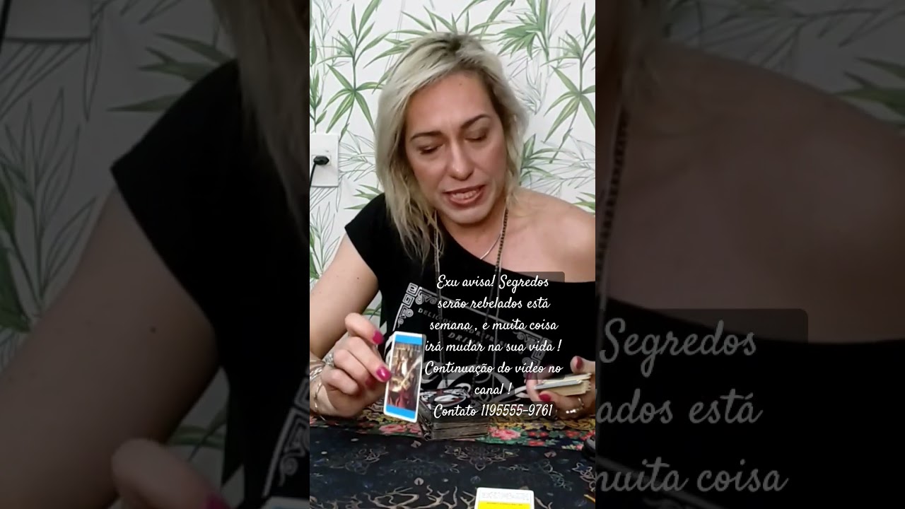 Segredos revelados est&aacute; semana ! muita coisa muda! #taro #tarot #tarododia #zepilintra