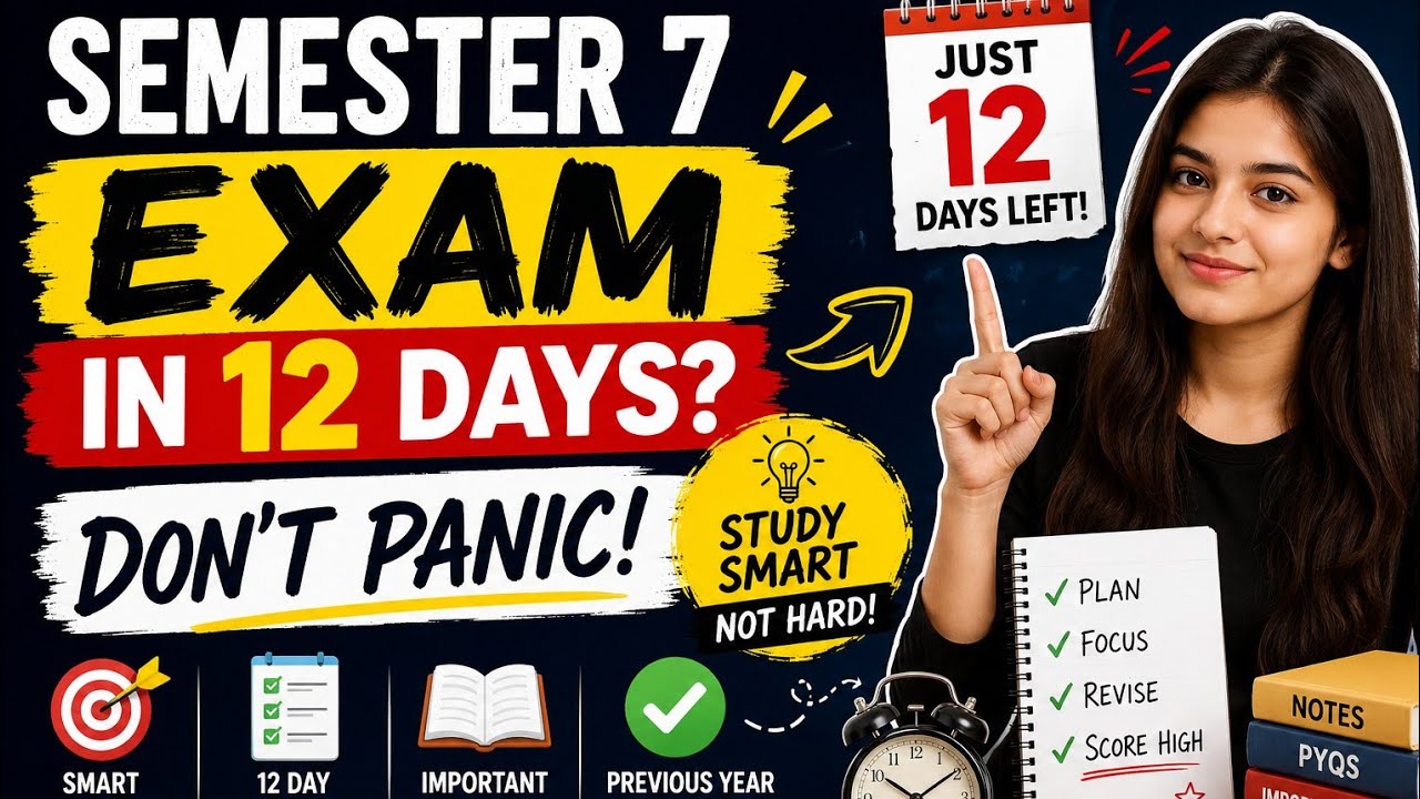 How to prepare for Semester 7 Exam | BSc Chemistry | Whole syllabus | VBU FYUGP |