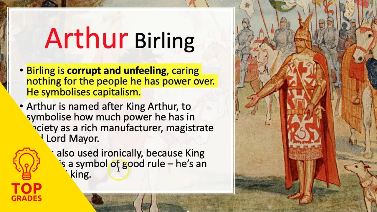 Top Grade Analysis of Arthur Birling in An Inspector Calls Mr Salles