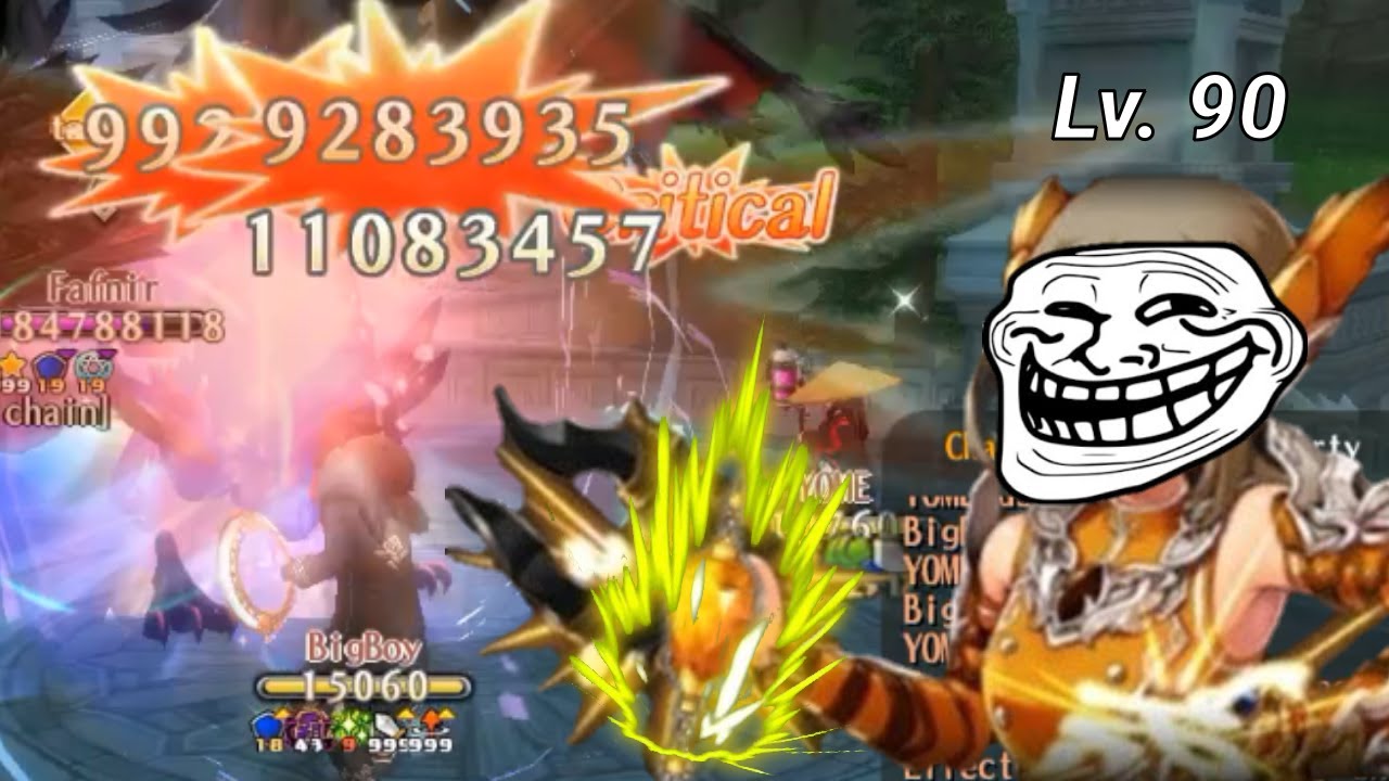 Unarmed Earrings dmg testing on Kaiser level 90 | Alchemia Story