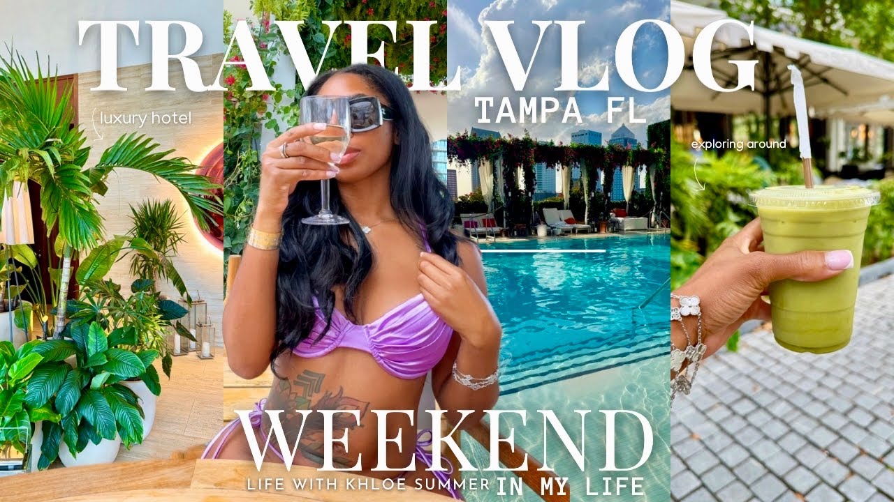 TAMPA FL Travel Vlog| Kids & MARRIAGE?!? LUXURY Stay, Restaurants, Mini Haul, 2AM Mornings, Link Ups
